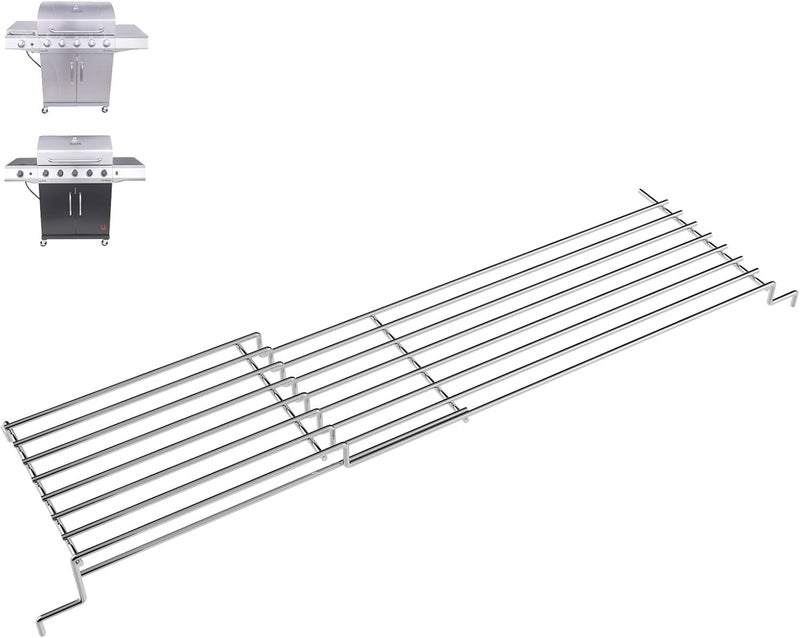 BBQration Warming Rack Grill Parts for Charbroil Performance 5 Burner 463448021 463450022 463455021 463449021 463458021, G429-0001-W1 Grill Swing Away Grid for Charbroil Grill Replacement Parts - Image 1
